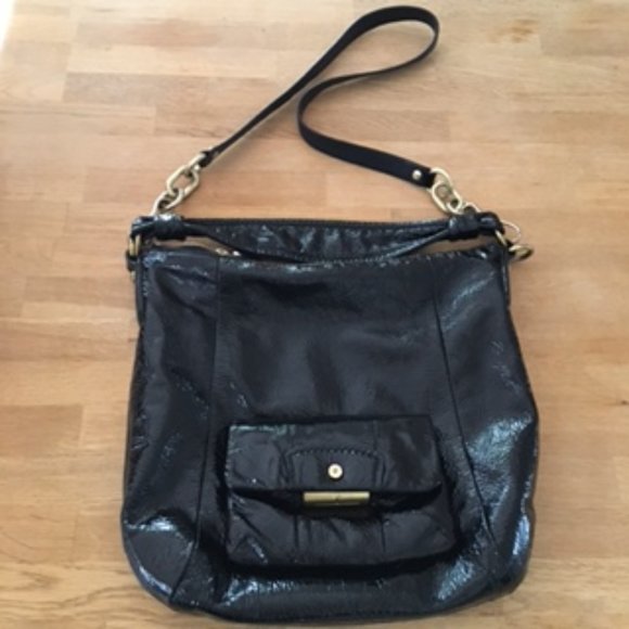 Coach Kristin Patent Leather Hobo / Crossbody Bag - Picture 14 of 17